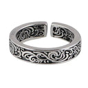  Celestial Tide Scrollwork Ring