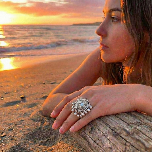 Solstice Amulet Statement Ring