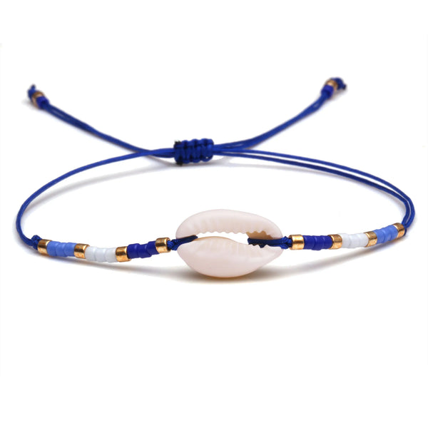 Drift & Glow Cowrie Bracelet for Boho Beach Souls_shell bracelet- 
coastal look-beach style-shell jewerly-
-seashell jewelry-coastal jewelry-beach outfit-bohostyle-bohemian outfit