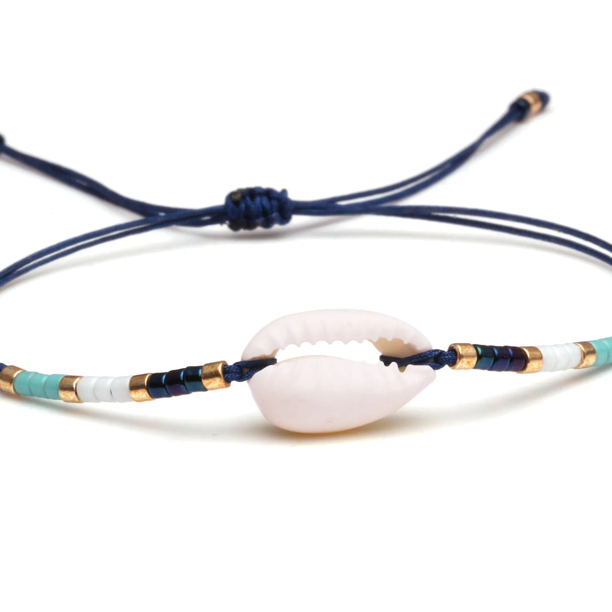 Drift & Glow Cowrie Bracelet for Boho Beach Souls_shell bracelet- 
coastal look-beach style-shell jewerly-
-seashell jewelry-coastal jewelry-beach outfit-bohostyle-bohemian outfit