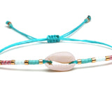 Drift & Glow Cowrie Bracelet for Boho Beach Souls_shell bracelet- 
coastal look-beach style-shell jewerly-
-seashell jewelry-coastal jewelry-beach outfit-bohostyle-bohemian outfit