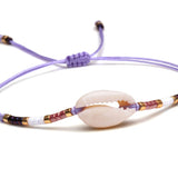Drift & Glow Cowrie Bracelet for Boho Beach Souls_shell bracelet- 
coastal look-beach style-shell jewerly-
-seashell jewelry-coastal jewelry-beach outfit-bohostyle-bohemian outfit