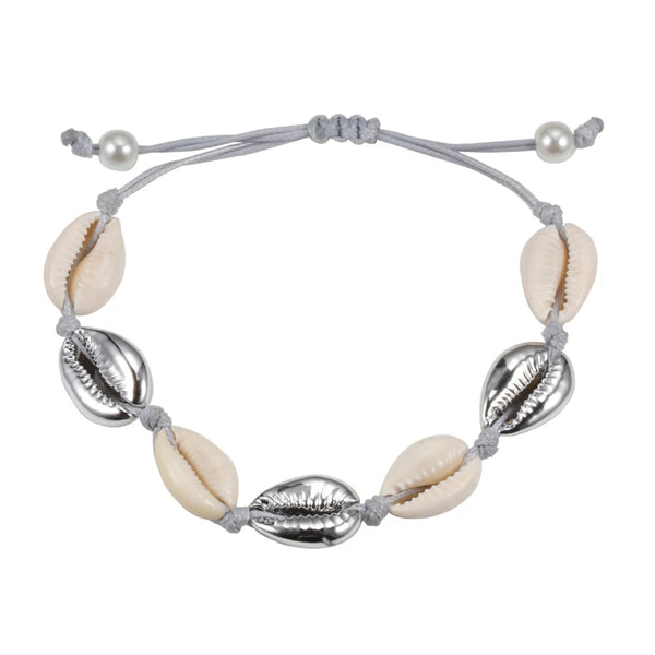 The Sun-Drenched Cowrie Charm Bracelet