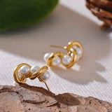 pearl drop earrings-pearl earrings-shell earrings-shell jewelry