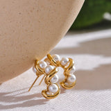 pearl drop earrings-pearl earrings-shell earrings-shell jewelry