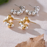 pearl drop earrings-pearl earrings-shell earrings-shell jewelry