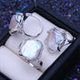 Mermaid's Dream Baroque Pearl Ring  silver in box-pearl ring-sterling silver pearl ring-shell ring-shell jewelry