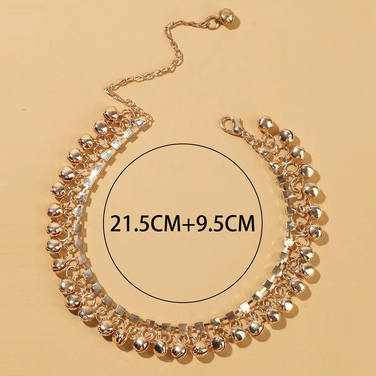 Golden Bell Anklet – Boho Foot Jewelry