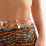 Sunset Shell Belly Chain – Bohemian Body Jewelry with Cowrie & Crystal Beads
s-coastal look-beach style-shell jewerly-
shell earrings-seashell jewelry-coastal jewelry-beach outfit-bohostyle-bohemian outfit
