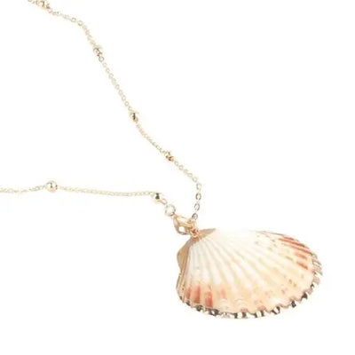 Beige Shell Pendant