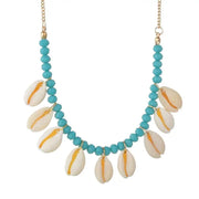 Blue Pearls Shell Necklace