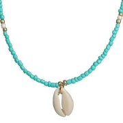 Blue Shell Necklace