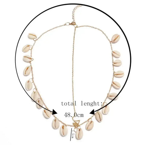 Bohemia Shell Head Chain