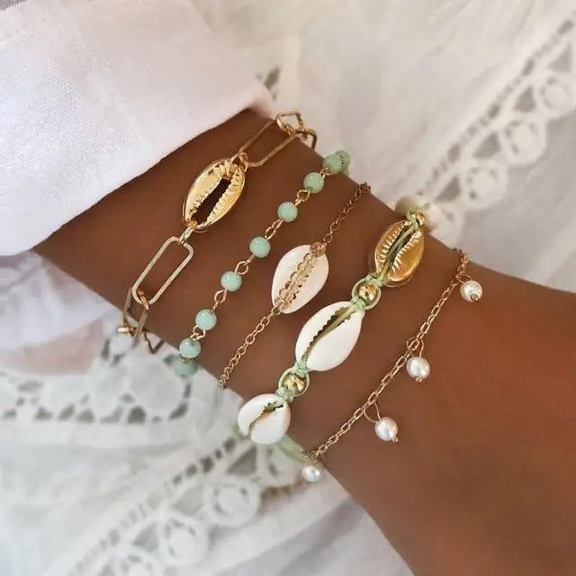 Bohemian Shell Bracelet