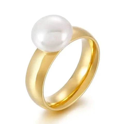 classic-gold-pearl-solitaire-ring-pearl ring-shell ring