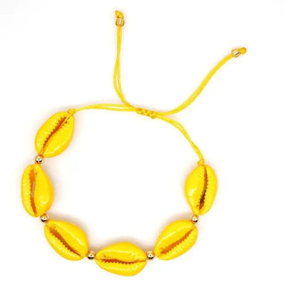 Coastal Yellow Shell Bracelet