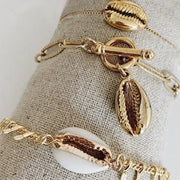 Coffee Bean Shell Bracelet