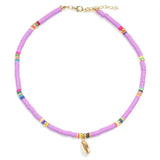 Colorful Surfer Necklace - Pink