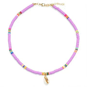 Colorful Surfer Necklace - Pink