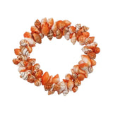 conch-shell-elastic-bracelet-shell bracelete-shell jewelry-boho style-bohemain jewelry-beach outfit jewelry