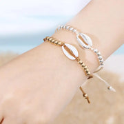 Corded Shell Bracelet