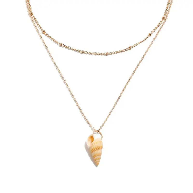 Corsican Shell Pendant Necklace