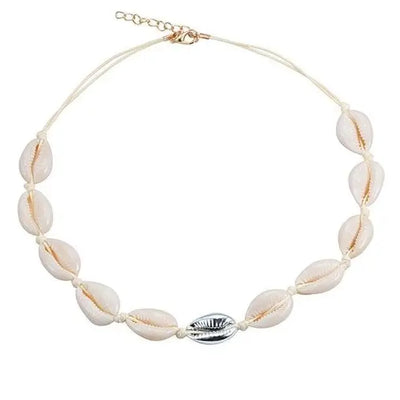 Cowrie Shell Choker Necklace