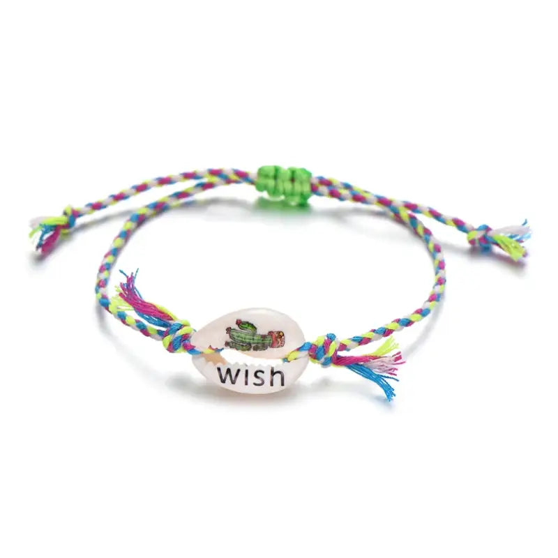 Cowrie Shell Cord Bracelet-beach outfit jewelry-cord bracelet-cowrie bracelet-shell jewelry-seashell jewelry-boho chic jewelry-bohemian jewelry-