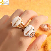 Cowrie Silhouette Ring