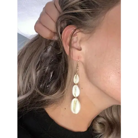 Dangling Shell Earrings