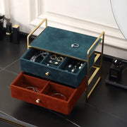 Designer Velvet Jewelry Box