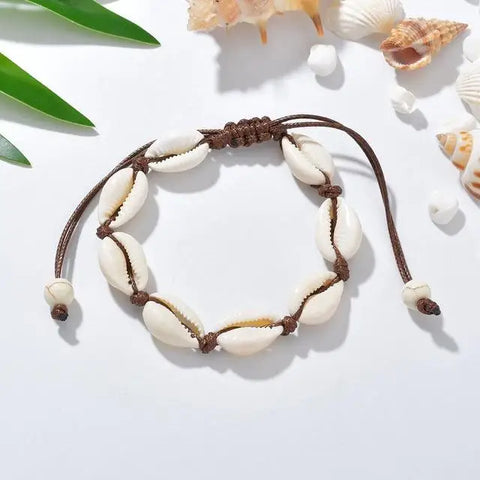 DIY Cowrie Shell Bracelet