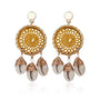 Dreamcatcher and Cowrie Shell Earrings