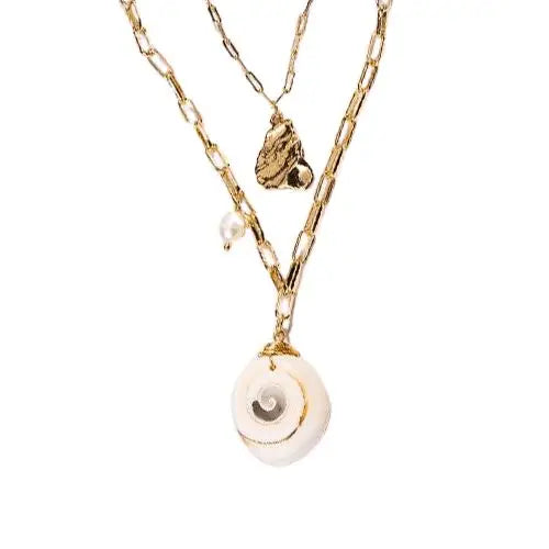 Eye of Saint Lucy Shell Necklace