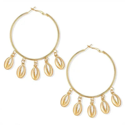 Fine Ring Shell Earrings