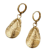 Flat Shell Earrings