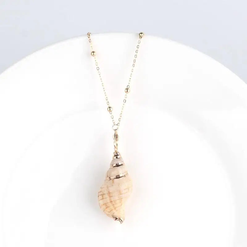 Genuine Shell Pendant Necklace