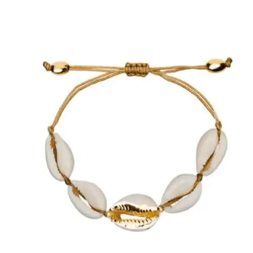 Gold - Plated Shell Bracelet