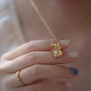 Gold Plated Shell Charm