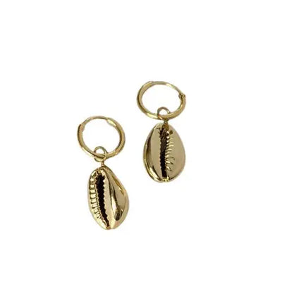 Gold Shell Earrings