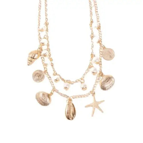 Gold Shell Necklace