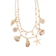 Gold Shell Necklace