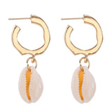 Golden Shell Earrings