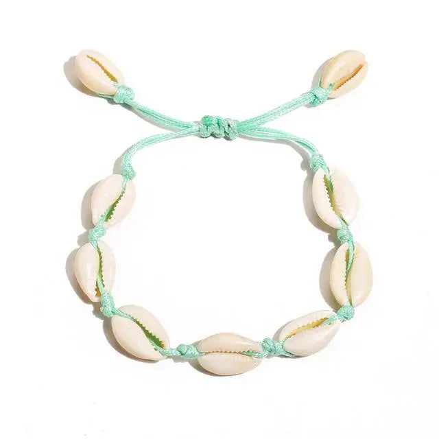 Homemade Cowrie Shell Anklet