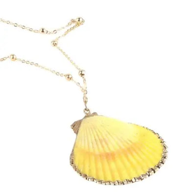 Large Shell Pendant Necklace