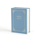 Leather Book Jewelry Box - Blue