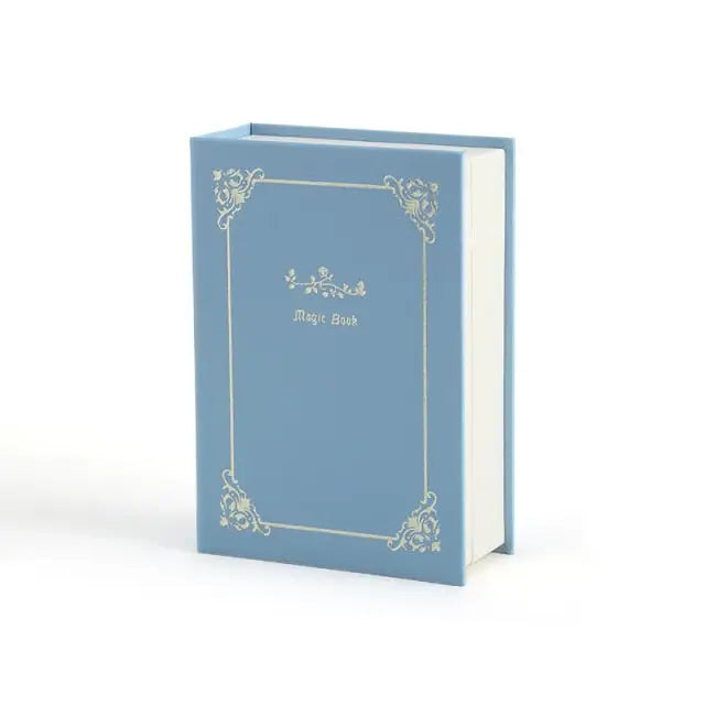 Leather Book Jewelry Box - Blue