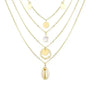 Luxury Gold Shell Pendant