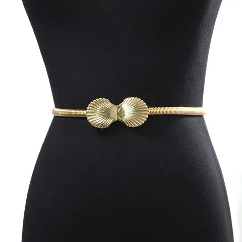 Luxury Shell Belt - Gold / 70cm - 85cm