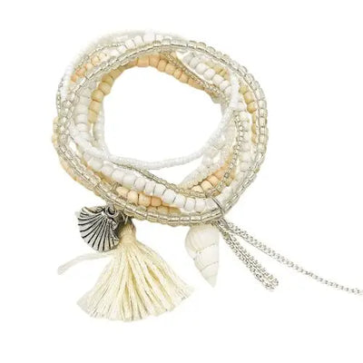 Macrame Shell Bracelet